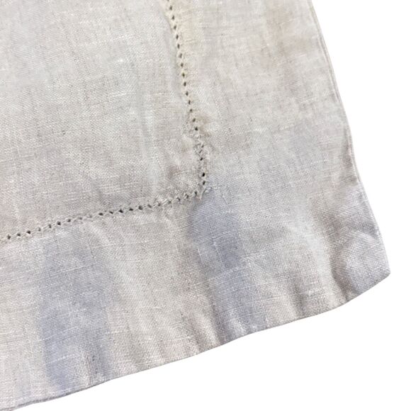 Pottery Barn Belgian Flax 100% Linen Standard Pillow Sham Case Cover Beige - Picture 8 of 12